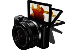 Sony - A5000 20MP - Compact System Camera with 16-50mm Lens